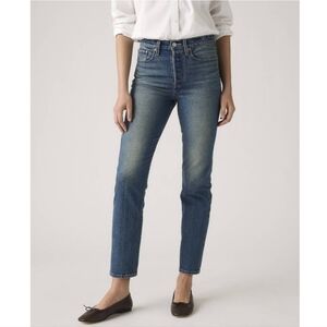 Levi's Wedgie Straight Leg Ankle Denim Jeans Women's Size 28